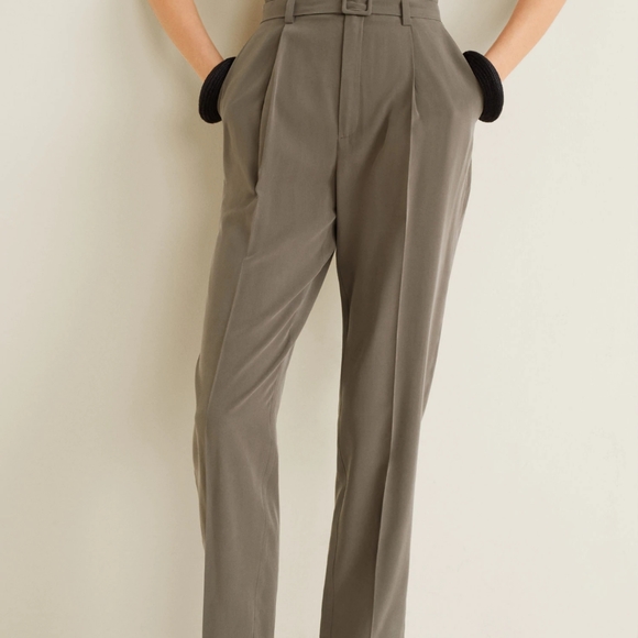 mango high waisted pants